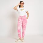 Ladies' 100% Cotton Track Pants, Pink, small image number null