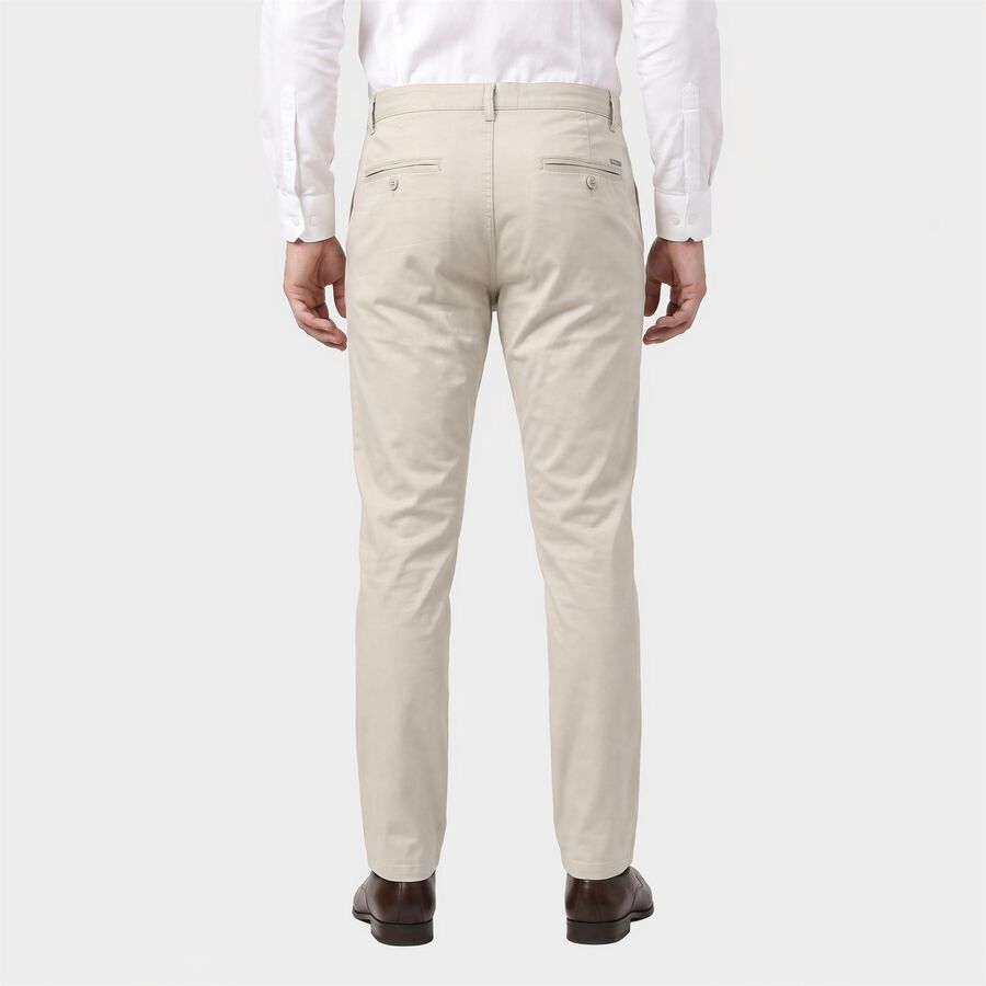Men's Silver Chino Trousers, सिल्वर, large