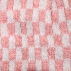 Infants Soft Pink and White Checkered Winter Cap, हल्का गुलाबी, small image number null