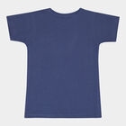 Boys Cotton T-Shirt, Navy Blue, small image number null