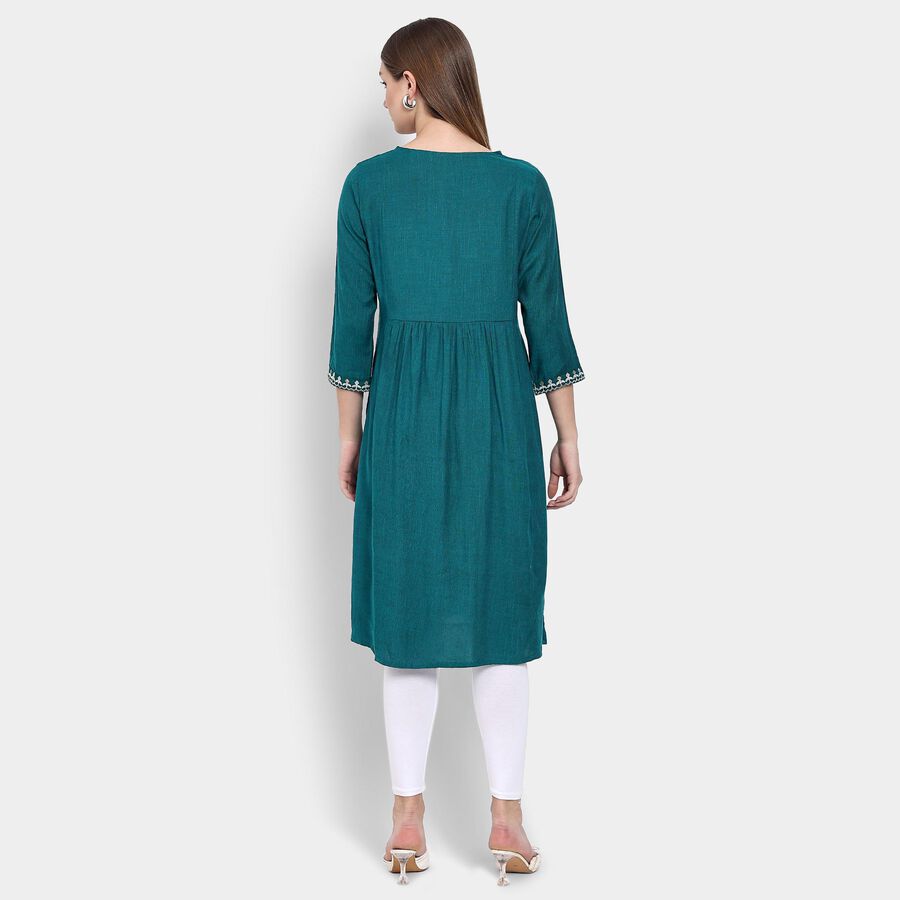 Ladies' Kurta , Dark Green, large image number null