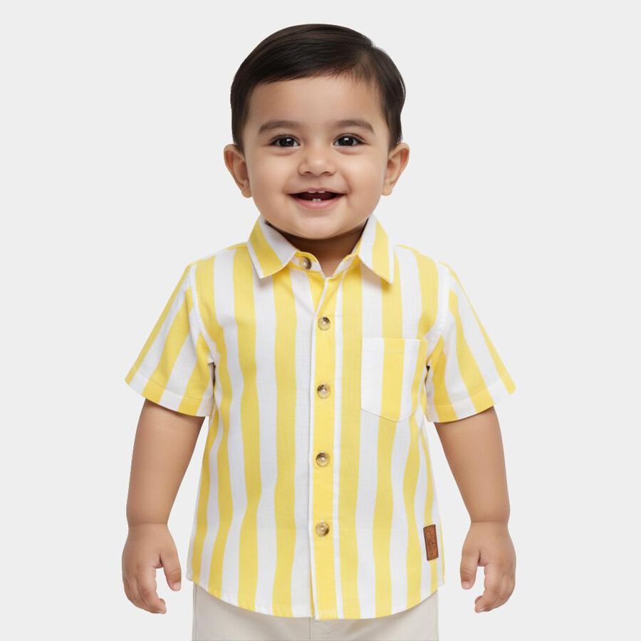 Infants' Shirt, Yellow, large image number null