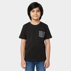Boys' Half Sleeves T-Shirt, Charcoal, small