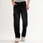 Men's 100% Cotton Jeans , Black, small image number null
