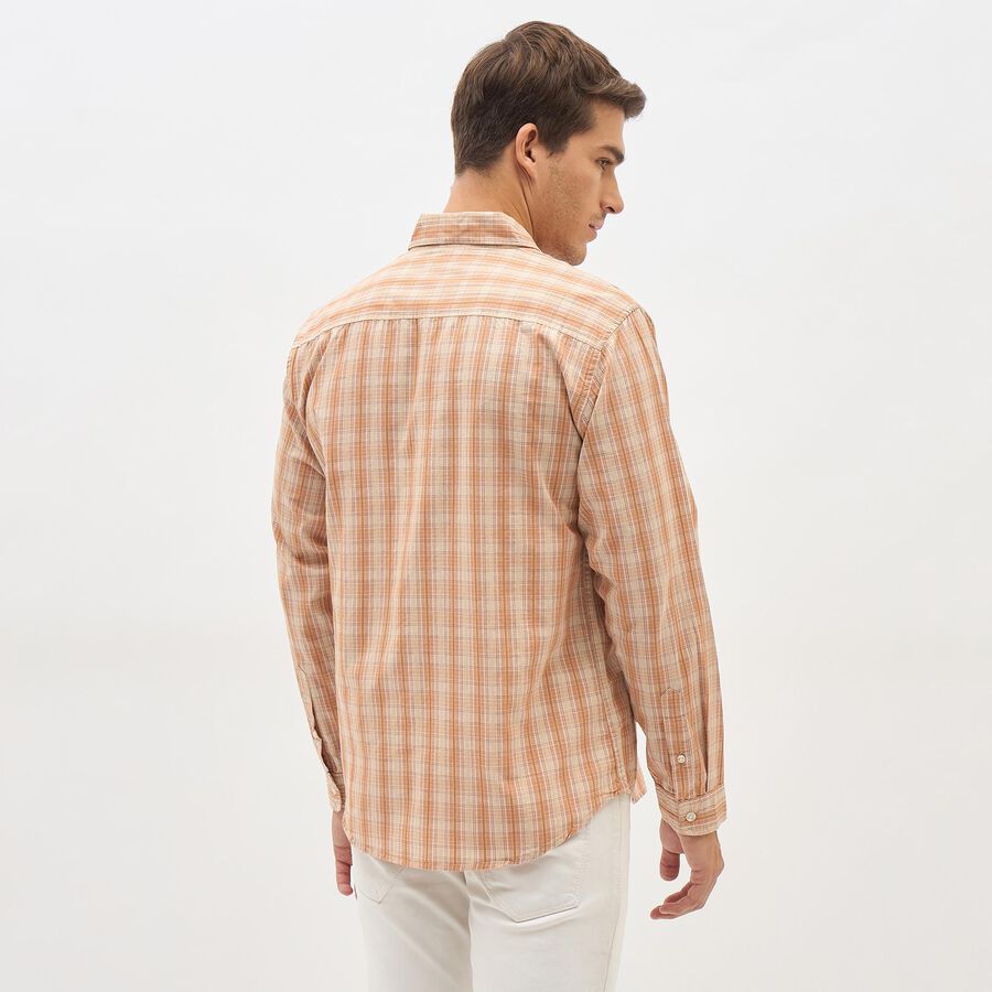 Men's Casual Shirt , Peach, large image number null