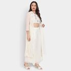 Ladies' Ethnic Set , Off White, small image number null