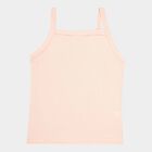 Infants Cotton Solid Vest, Peach, small image number null
