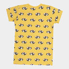 बॉयज टी-शर्ट, मस्टर्ड, small image number null