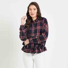 Checked Shirt, Navy Blue, small image number null