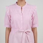 Women's Pink Sleeveless Classic Dress, Pink, small