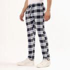 Men's Black Slim Fit Basic Track Pants, नेवी ब्लू, small image number null