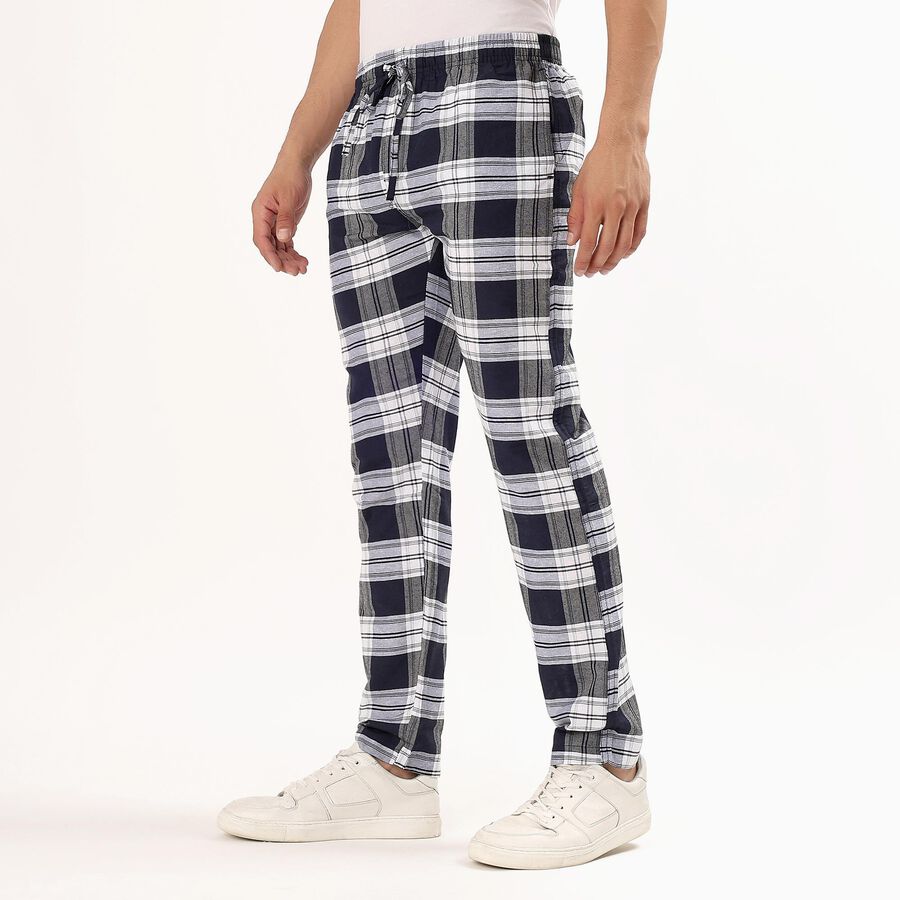 Men's Black Slim Fit Basic Track Pants, नेवी ब्लू, large image number null