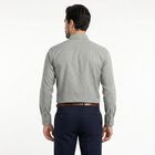 Men's Dark Grey Formal Shirt, Dark Grey, small