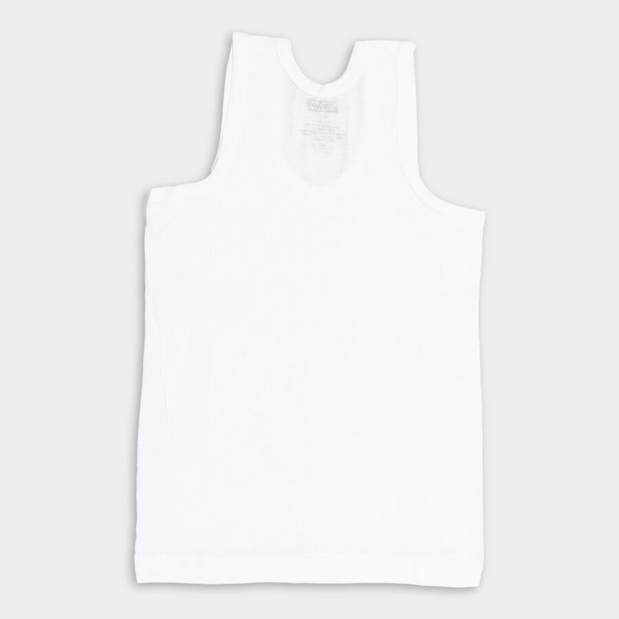 Boys' 100% Cotton Vest (Pack of 2), Light Blue, large image number null