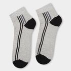 Men's Sports Socks (Pack of 3), मिश्रित हल्का ग्रे, small image number null