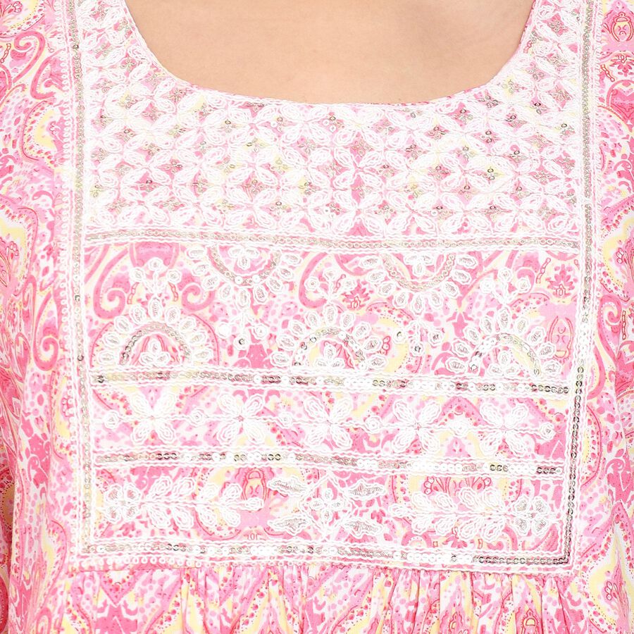 Ladies' Kurti , गुलाबी, large image number null