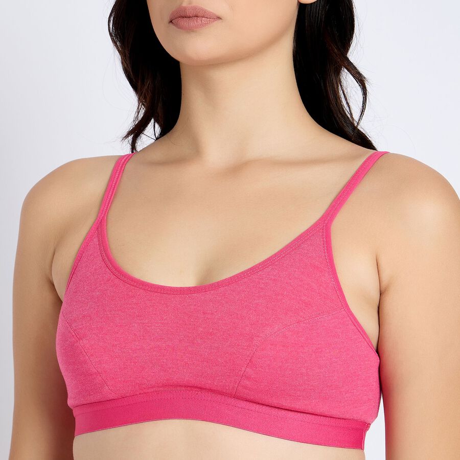 Ladies' Non-Padded Bra, रानी (फ्यूशिया), large image number null