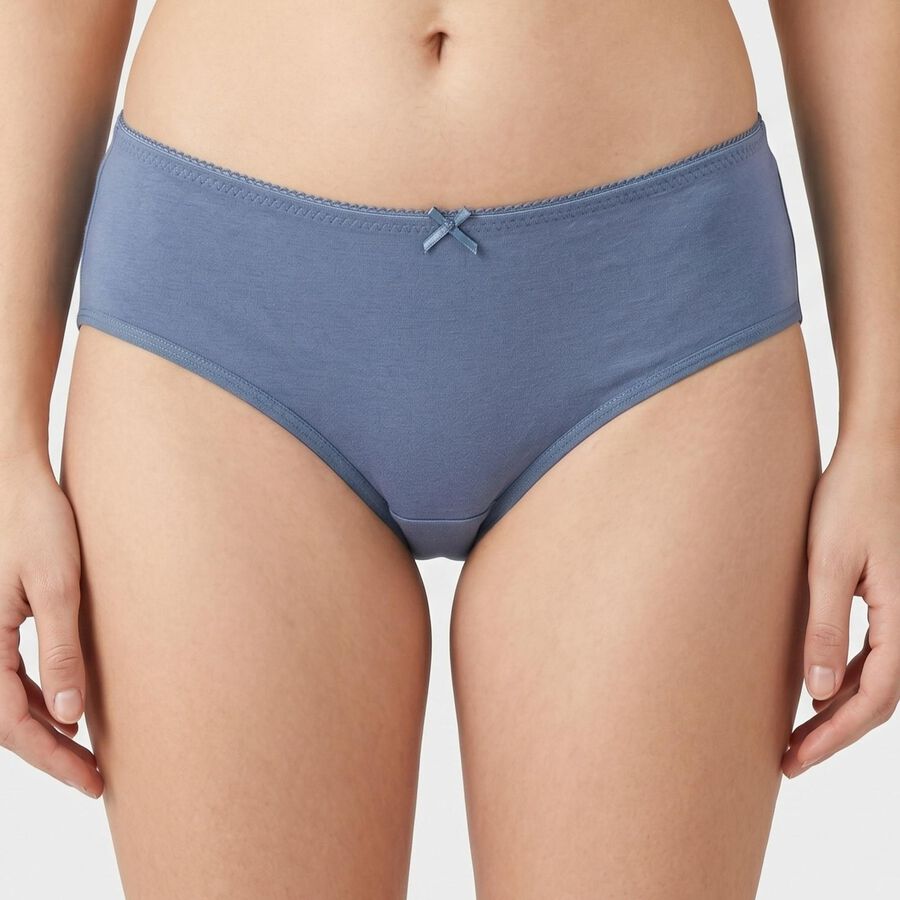 Women's Assorted Regular Fit Solid Panty, चुनिंदा, large