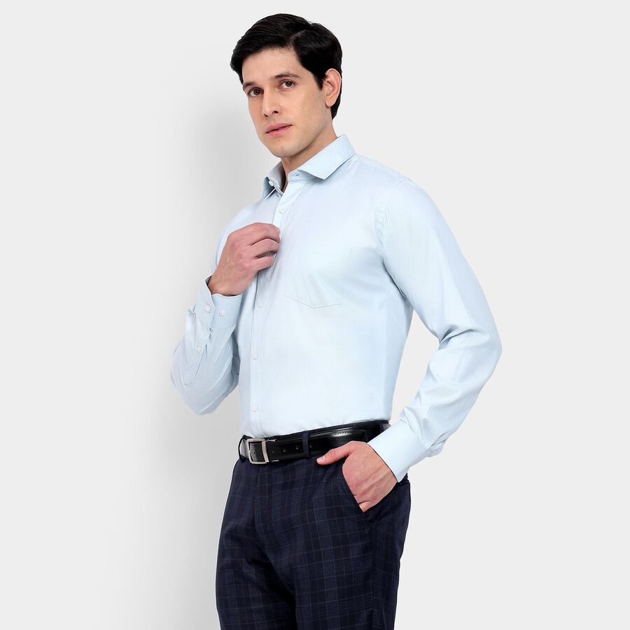 Men's Formal Shirt, Aqua, large image number null
