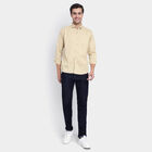 Cotton Solid Casual Shirt, Beige, small image number null