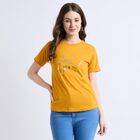 Ladies' Round Neck T-Shirt , Mustard, small image number null