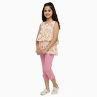 Girls' Capri Set, Pink, small