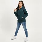 Girls' Sweatshirt, गहरा हरा, small image number null