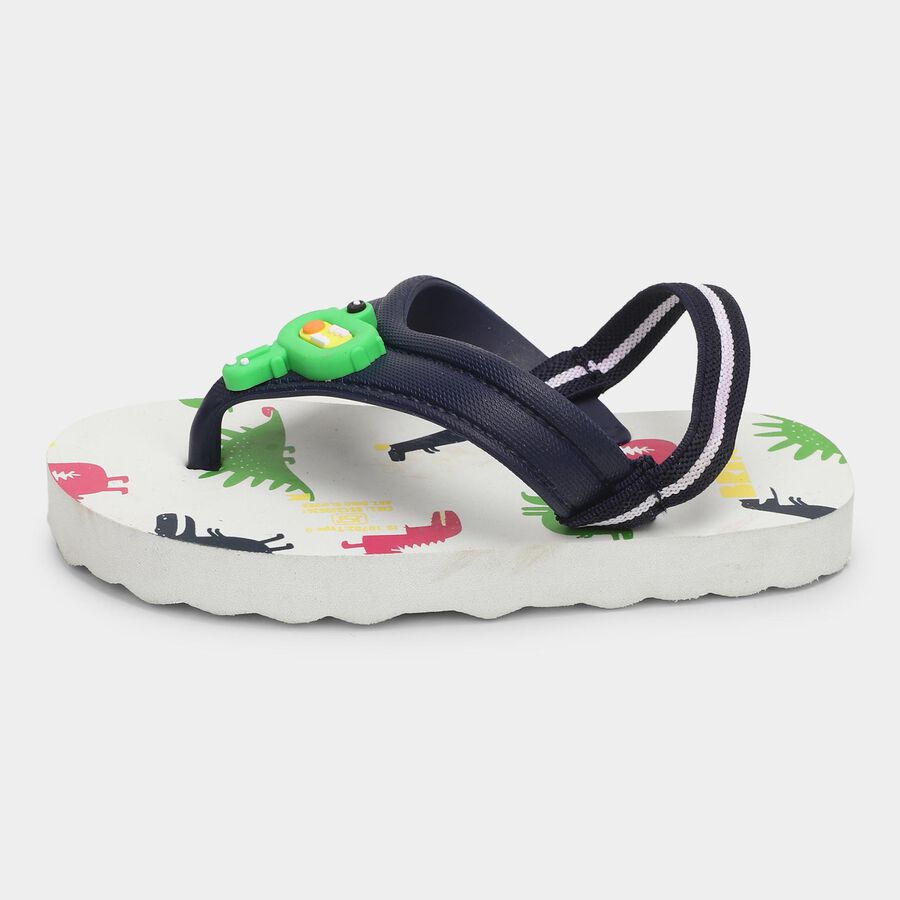 Boys' Slipper, सफ़ेद, large image number null