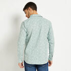 Cotton Printed Casual Shirt, Light Green, small image number null