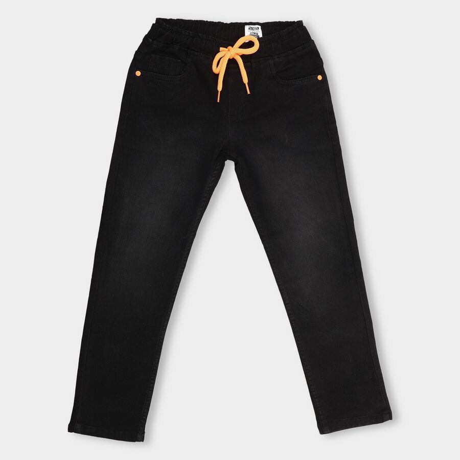 Boys' Jeans, काला, large image number null