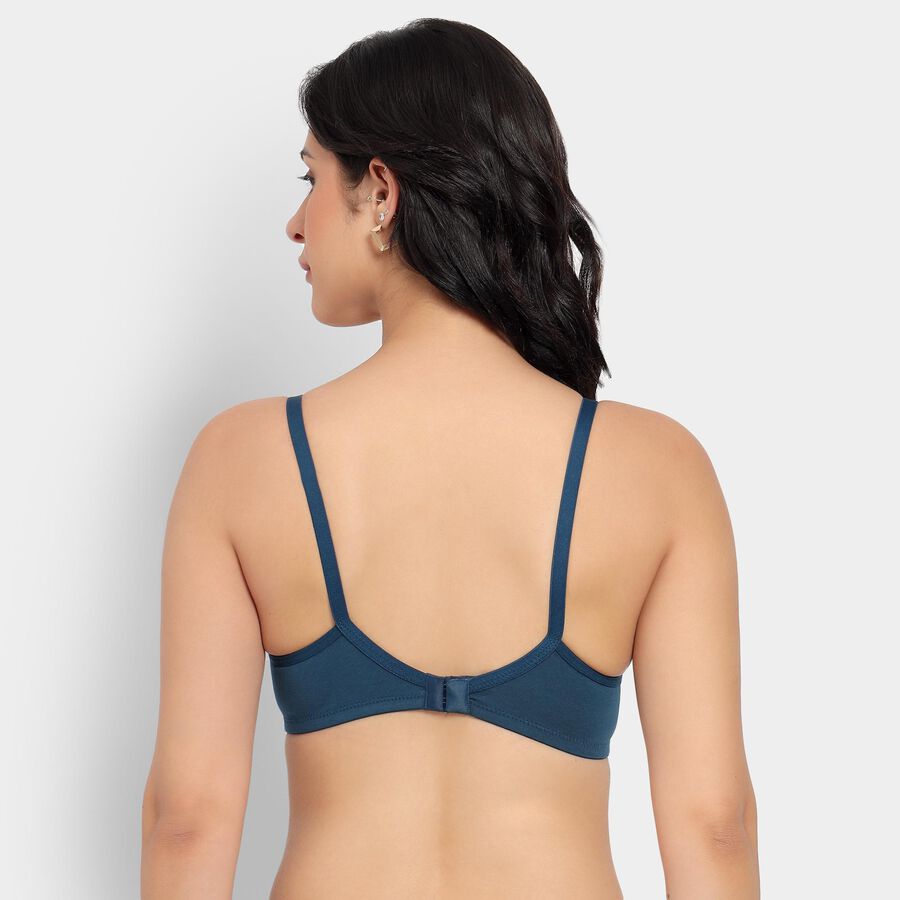 Ladies' Bra, Teal Blue, large image number null