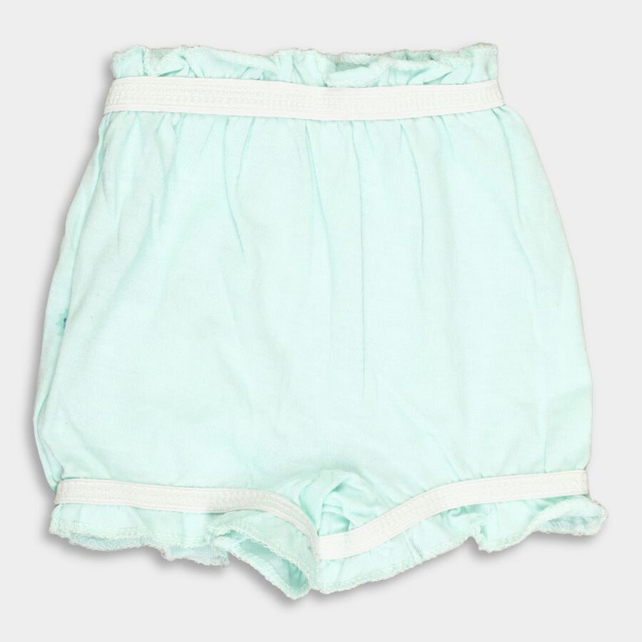 Infants' Cotton Bloomer, Light Green, large image number null