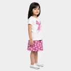 Girls Lilac Round Neck Co-ord Set Upper and Bottom Set, लाइलेक, small