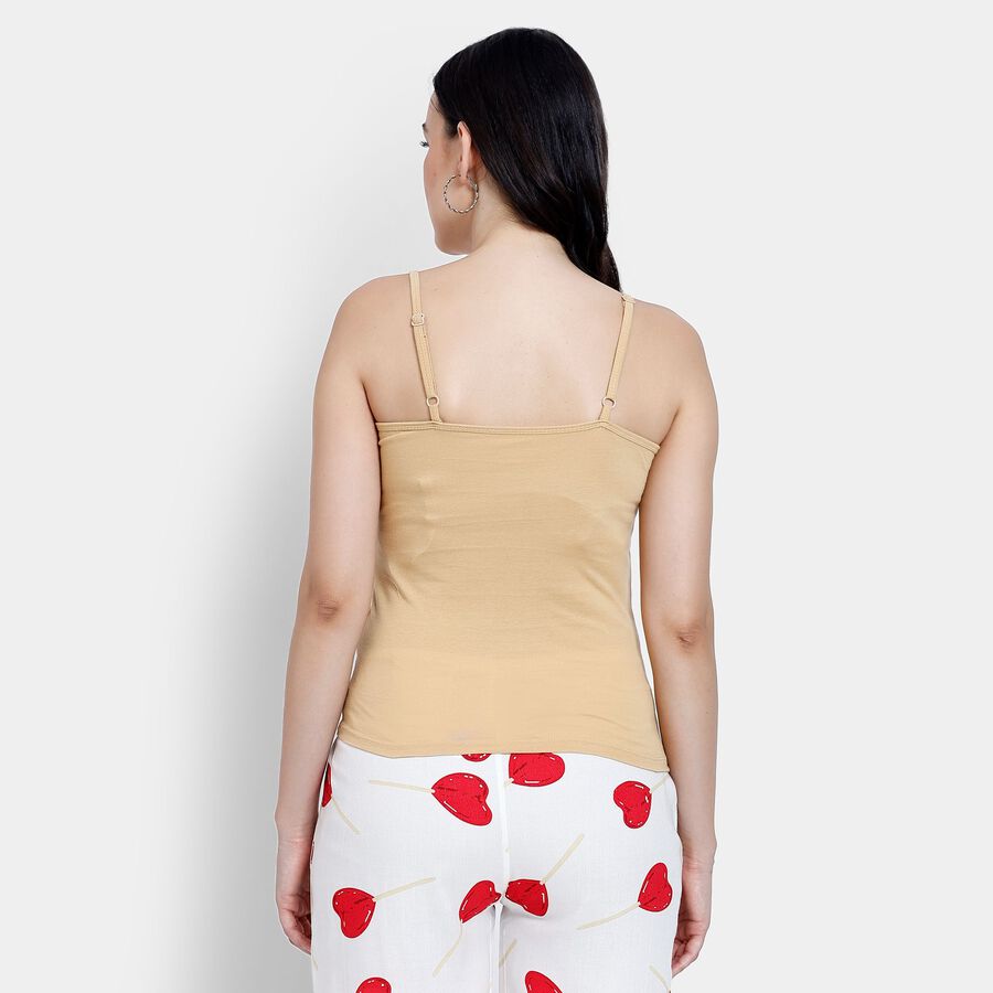 Ladies' 100% Cotton Slips, खाकी, large image number null