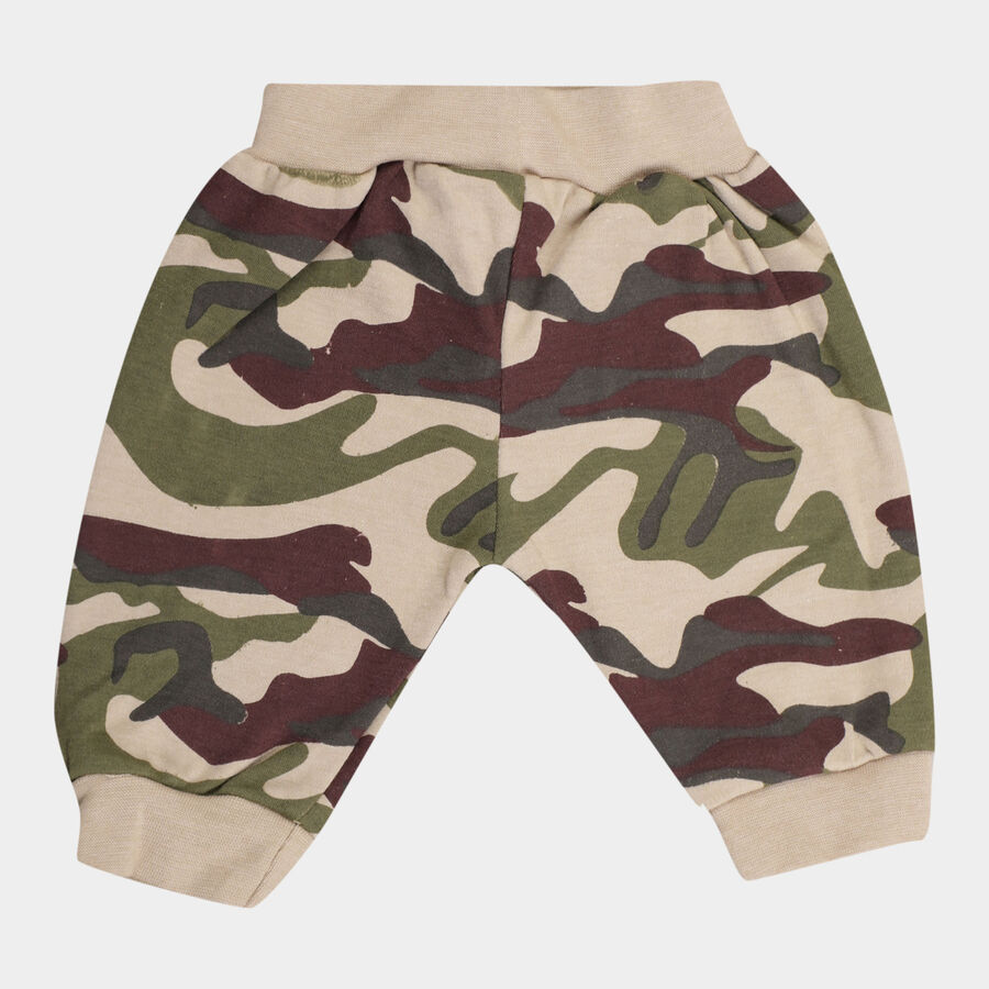Infants Printed Pyjama, Olive, large image number null