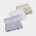 Men's Multicolour Striped Pack of 3 Handkerchief, ओलिव, small