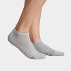 Men's Ankle Length Pack of 3 Socks ( Grey, White, Black ), मिश्रित हल्का ग्रे, small