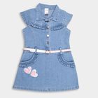 Girl's Frock, हल्का नीला, small image number null