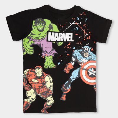 Boys' 100% Cotton Half Sleeves T-Shirt