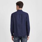 Printed Casual Shirt, Navy Blue, small image number null