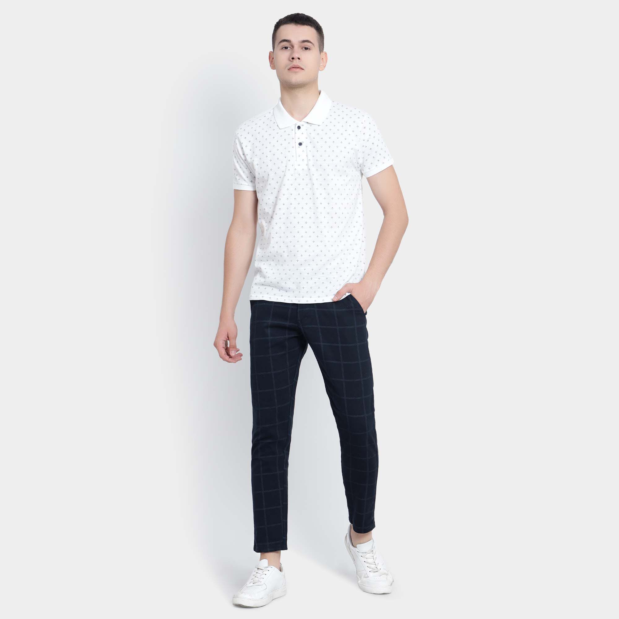 Polo all store over print pants