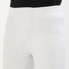 Men's Light Grey Cotton Blend Thermal Lower, Melange Light Grey, small image number null