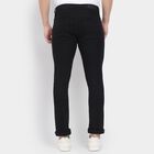 Men's Skinny Jeans, काला, small