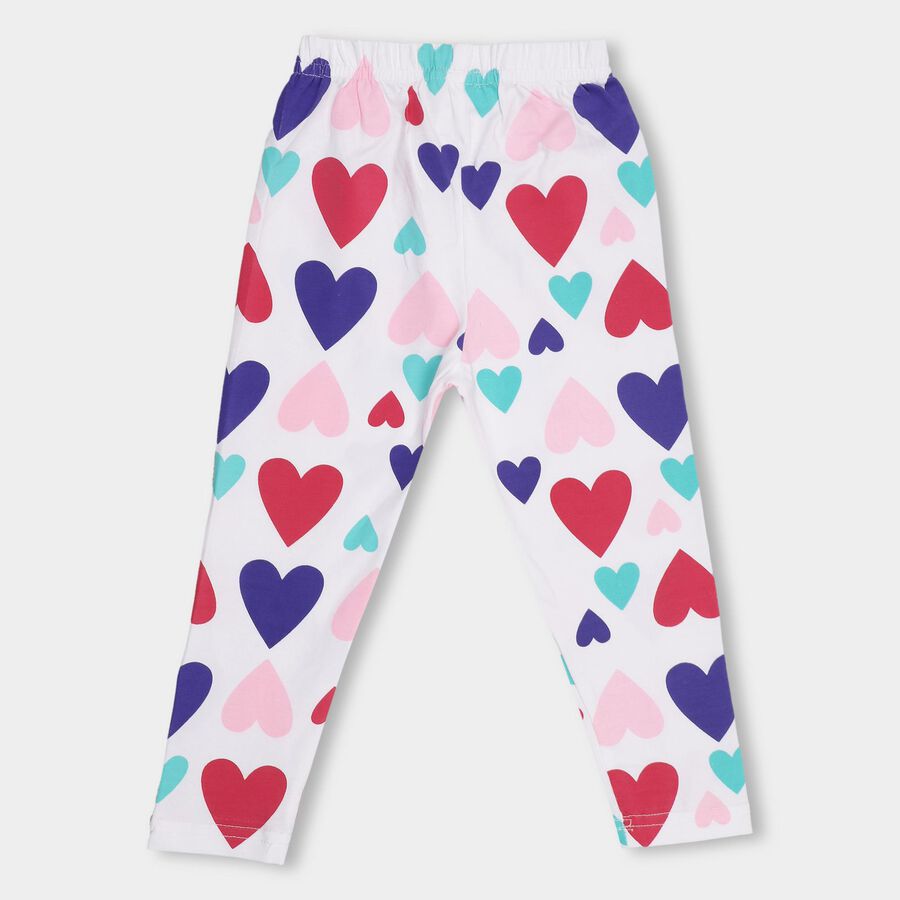 Girls' Legging , ऑफ व्हाइट, large