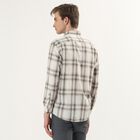 Men's Light Green Cotton Spread Collar Casual Shirt, हल्का हरा, small