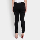 Solid Mid Rise Trousers, Black, small image number null
