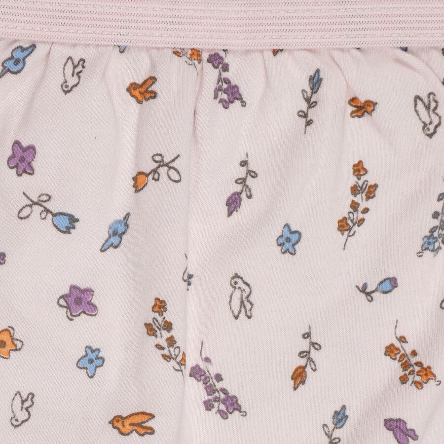 Girls' 100% Cotton Basic Bloomer, Light Pink, large image number null
