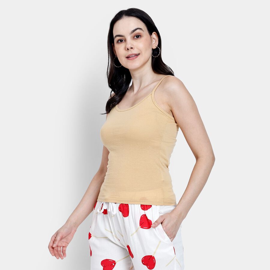 Ladies' 100% Cotton Slips, खाकी, large image number null