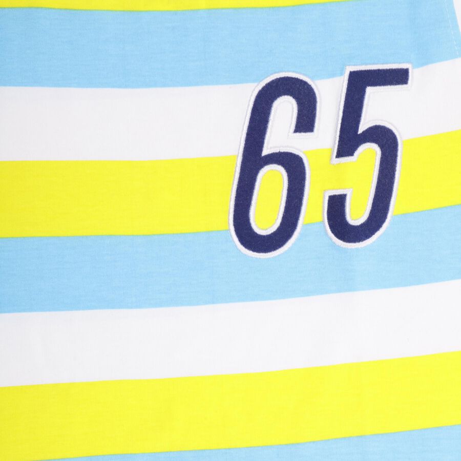 Boys' 100% Cotton Half Sleeves T-Shirt , पीला, large image number null