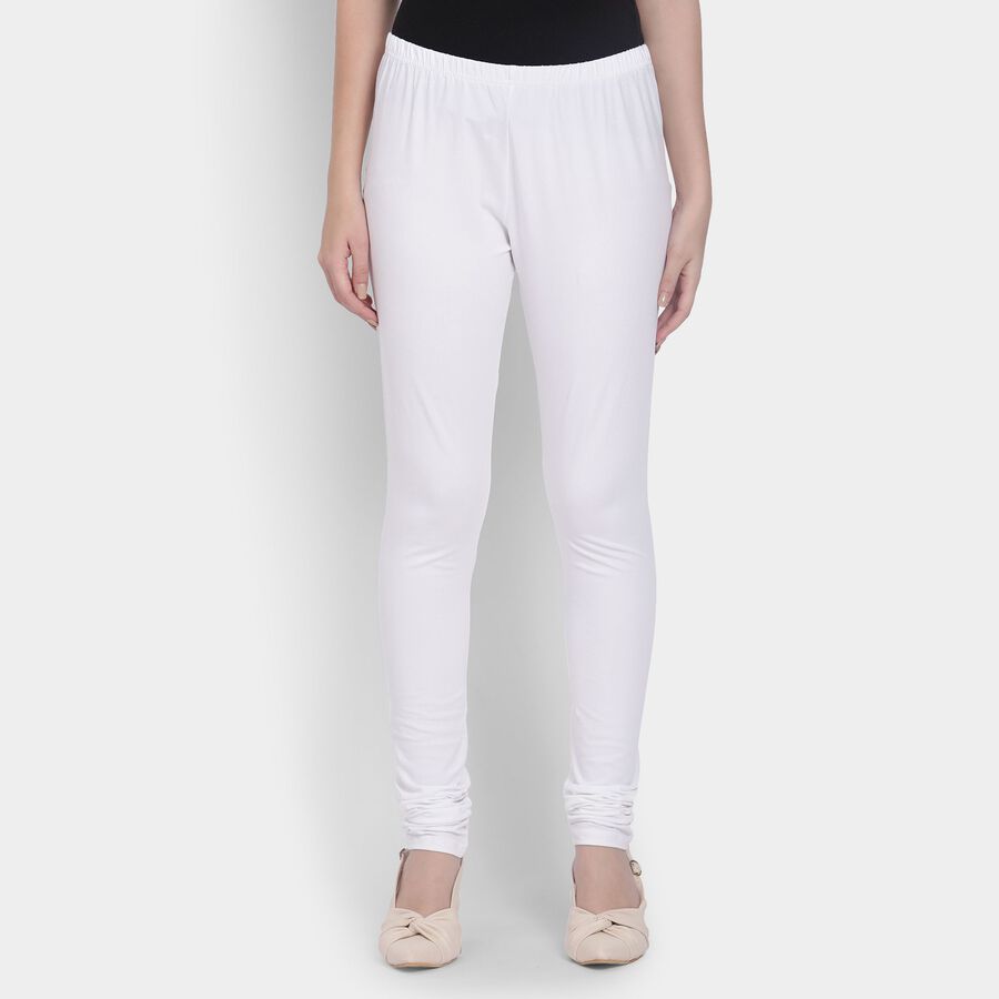 Ladies' Churidar , White, large image number null